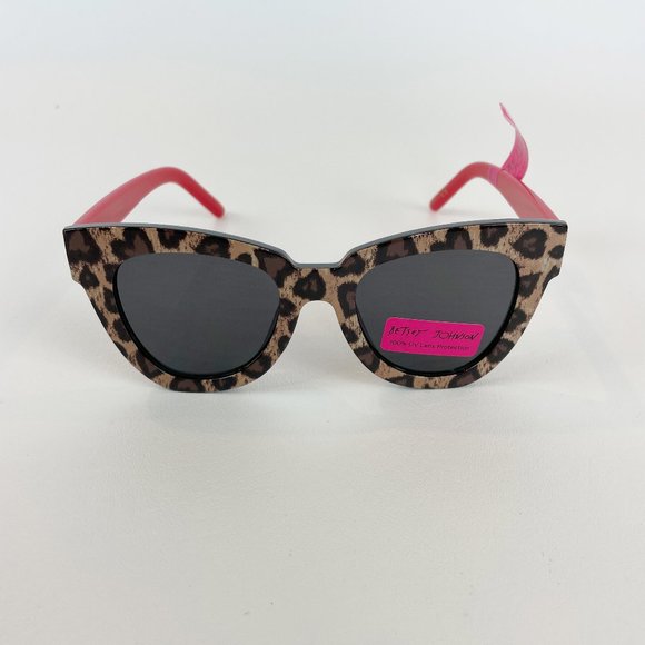 Betsey Johnson Accessories - Betsey Johnson Sunglasses Leopard Red